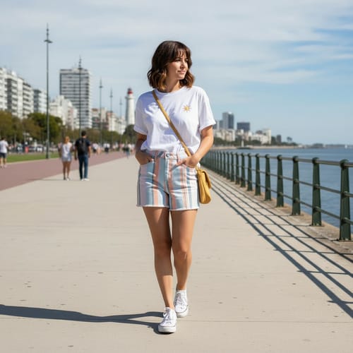 Short jean wild fable casual